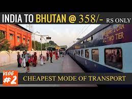 india to bhutan by train road how to