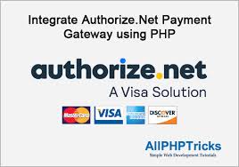 integrate authorize net payment gateway