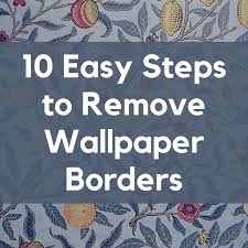 how to remove a wallpaper border