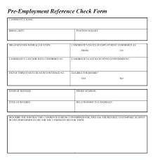 Personal Reference Check Letter Template Sample Form Com Free