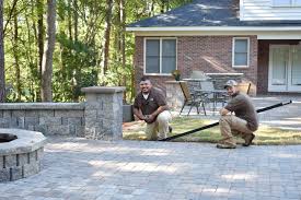 Brick Paver Patio Install Lawn Edging