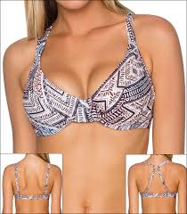 Sunsets Swimwear Top Bikini Serengeti Bardot Underwire