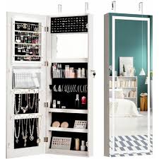 Lockable Jewelry Storage Cabinet Wall