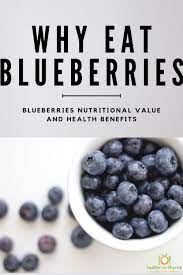 blueberries nutritional value health