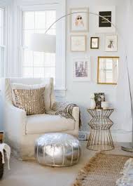 silver and gold living room decor