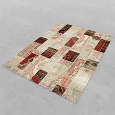 patchwork vine rug 3d model 9