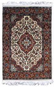 kashmir pure silk cream persian rug