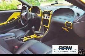 solid yellow dash trim kit