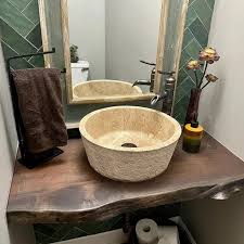 Live Edge Vanity For Basin Sink Or Wall