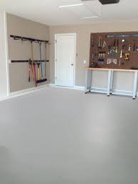 Gray Satin Garage Floor
