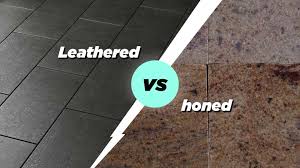 granite finish leathered vs honed