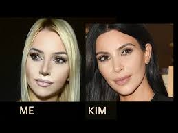 kim kardashian makeup transformation