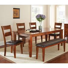The measurements of the table are as follows, height 74 cm, width 160 cm, depth 85 cm, open width 210. 6pc Amanda Extendable Dining Table Sets Medium Brown Steve Silver Target