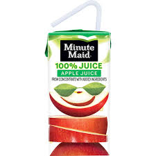minute maid apple juice carton 6 fl oz