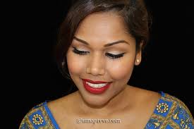 winged liner with matte red lips great