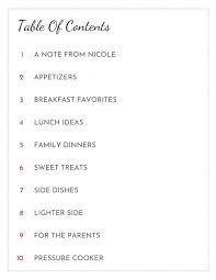family cookbook template for creating