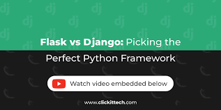 flask vs django which python framework