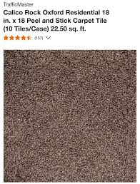 self stick carpet tile 22 5 square ft