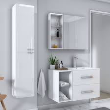 sonix bathroom furniture suite white