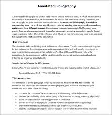 apa annotated bibliography example   Google Search