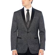 Jf J Ferrar Formal Stretch Charcoal Sparkle Classic Fit