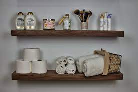 Hand Crafted Bathroom Wall Shelf