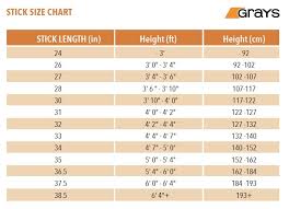 stick size chart dsnsports lk