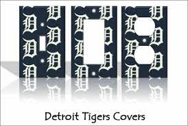 detroit tigers light switch covers