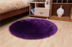 faux fur sheepskin area rugs round rug