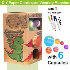 diy paper cardboard vending machine
