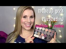 makeup geek eyeshadow review swatches