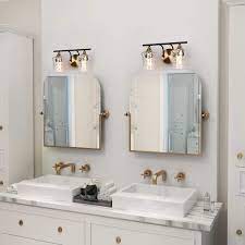 Water Glass Bathroom Vanity Light