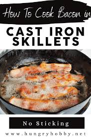 how to cook bacon in a cast iron pan