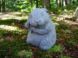 Rabbit Statue Garden Decor Statue Bunny