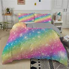 Zeimon Baby Kids 3d Rainbow Bedding Set