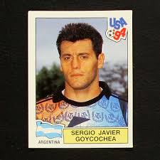 Sergio goycochea goycochea in 2011personal informationfull name sergio javier goycochea is a football journalist hosting elegante sport (argentina's canal 7) and has partnered with diego. Usa 94 No 205 Panini Sticker Sergio Javier Goycochea Sticker Worldwide