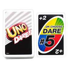 So almost a year ago i made a post of card ideas for the customizable uno blank cards. Mattel Uno Dare Card Game Nebraska Furniture Mart