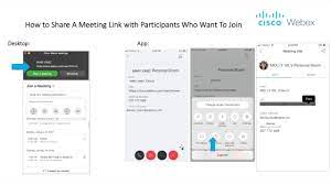 webex help how to share a meeting link