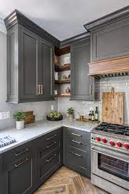 dark grey kitchen home bunch interior