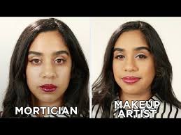 mortician vs makeup artist makeup