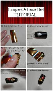tutorial sting with nail foils