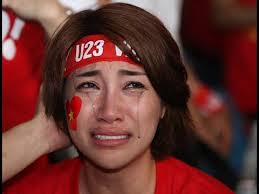 Kết quả hình ảnh cho Cổ động viên Việt Nam khóc, U23 châu Á