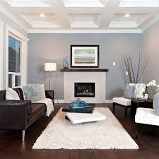Grey Walls With Brown Furniture