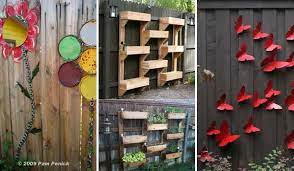 Diy Ideas To Decorate Your Garden Fence