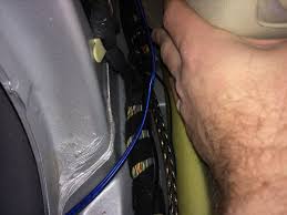aftermarket radio and running wires