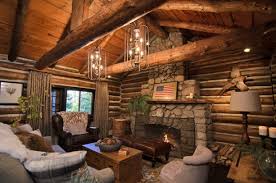 14 homely cabin living room ideas for a