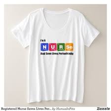 Registered Nurse Saves Lives Periodic Table Plus Size T