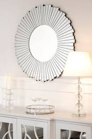 Elegant Sunburst Starburst Wall Mirror