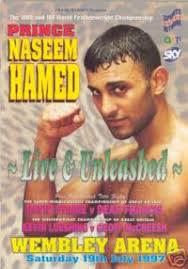 1997-07-19 : Naseem Hamed 125¾ lbs beat Juan Gerardo Cabrera 125 lbs by TKO at 2:17 in ... - 200px-Hamed-Cabrera.Poster