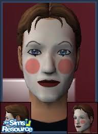 the sims resource mime costume makeup